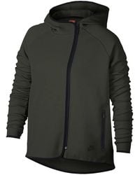 Nike - Tech Fleece Oversized Zip-Up Cape Hoodie - Lyst