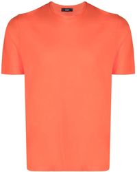 Herno - Plain Cotton T-shirt - Lyst