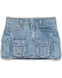 Alexander Wang - Minigonna in denim - Lyst