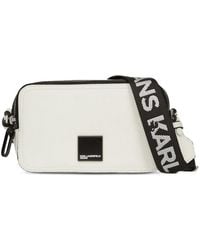 KARL LAGERFELD - Logo-Plaque Camera Bag - Lyst