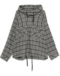 Martine Rose - Hoodie À Carreaux - Lyst