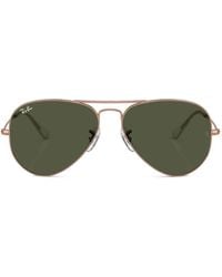 Ray-Ban - Tinted-Lenses Aviator-Frame Sunglasses - Lyst