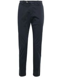 Briglia 1949 - Low-Rise Stretch-Cotton Tapered Chinos - Lyst