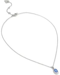 Guess - Divine Crystal-Pendant Cable-Chain Necklace - Lyst