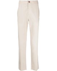Etro - Press-Crease Cotton Trousers - Lyst