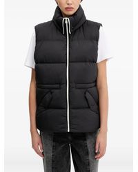 HUGO - Quilted High-Neck Vest - Lyst