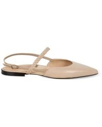 Pomme D ́Or - Braided-Strap Flat Pumps - Lyst