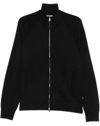 BOSS - Pull Zippé À Manches Raglan - Lyst