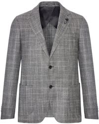 Lardini - Prince Of Wales Check Blazer - Lyst
