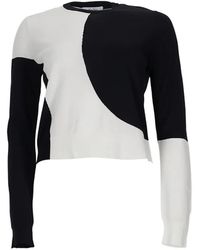 Max Mara - Colour-Block Intarsia-Knit Sweater - Lyst