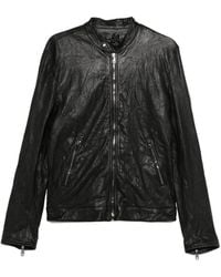 Dolce & Gabbana - Chaqueta De Piel De Borrego Con Cremallera - Lyst