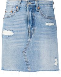 levi denim skirt uk