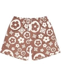 Bravest Studios - Floral-Print Mesh Track Shorts - Lyst