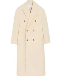 Ami Paris - Long Double-Breasted Coat - Lyst