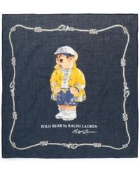 Polo Ralph Lauren - Polo Bear Rope-Print Scarf - Lyst