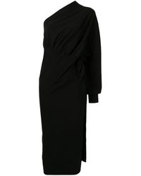 Balenciaga - Asymmetric Wrap Dress - Lyst