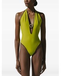 Baobab - Ring-Detail Halterneck Swimsuit - Lyst