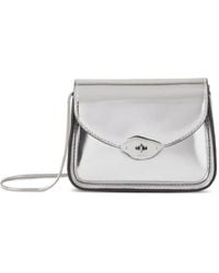 Mulberry - Borsa A Tracolla Lana Mini Metallizzata Con Battente - Lyst