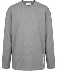 Jil Sander - Long-Sleeve Cotton T-Shirt - Lyst
