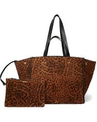 Jérôme Dreyfuss - Sac Cabas Léon M À Imprimé Animalier - Lyst