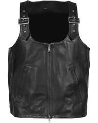 FILTH - Buckle-Strap Zip-Up Vest - Lyst