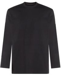 Y-3 - Logo-Print Long-Sleeve T-Shirt - Lyst