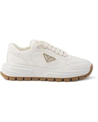 Prada - Prax 01 Leather Sneakers - Lyst