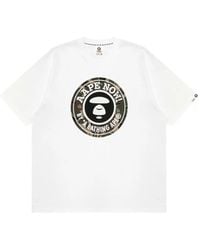 Aape By A Bathing Ape - Camouflage-Print Moonface T-Shirt - Lyst