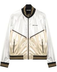 Palm Angels - Laminated Coated Track Jacket - Lyst