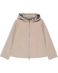 Herno - Hooded Zip-Up Jacket - Lyst