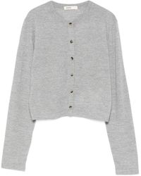 KHAITE - Brieta Wool Cardigan - Lyst