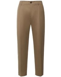 BE ABLE - New Riccardo Pleated Straight-Leg Trousers - Lyst