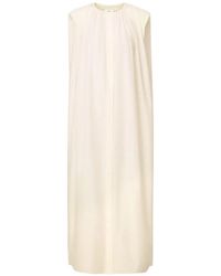 Loulou de Saison - Button-Fastening Midi Dress - Lyst