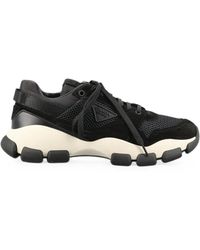 Prada - Sneakers Mit Logo-Patch - Lyst