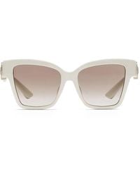 Dolce & Gabbana - Occhiali Da Sole Squadrati Con Placca Logo - Lyst