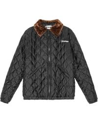 OperaSPORT - Quilted Trimmed-Collar Puffer Jacket - Lyst