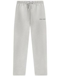 Manière De Voir - Js003 Signature Wide Leg Joggers - Lyst