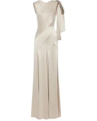 Maison Margiela - Champagne Bias-Cut Evening Gown - Lyst