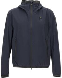 Blauer - Farrin Hooded Windbreaker - Lyst