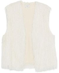 Alysi - Fringed Gilet - Lyst