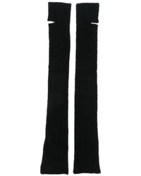 Roberto Collina - Fine-Knit Thumb-Slot Mittens - Lyst