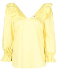 Paul Smith - Blouse Met Ruches - Lyst