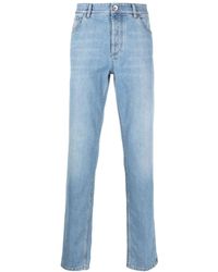 Brunello Cucinelli - Mid-rise Straight-leg Jeans - Lyst
