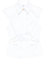 Elisabetta Franchi - Cotton Shirt - Lyst