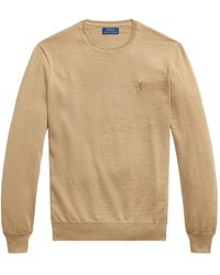 Polo Ralph Lauren - Washable Wool Crewneck Jumper - Lyst