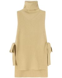 RETORI - Ribbed-Knit Side-Tie Vest - Lyst