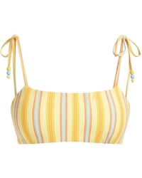 Seafolly - Striped Bikini Top - Lyst