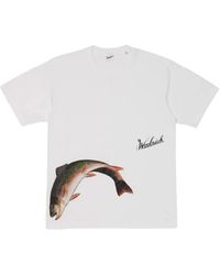 Woolrich - T-Shirt À Imprimé Graphique - Lyst