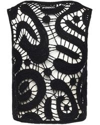 Pinko - Top De Ganchillo - Lyst