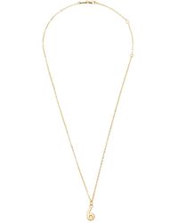 Ami Paris - Hammered Number-Pendant Necklace - Lyst